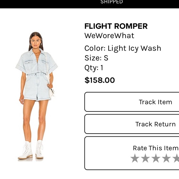 WeWoreWhat Other - WeWoreWhat Flight Romper